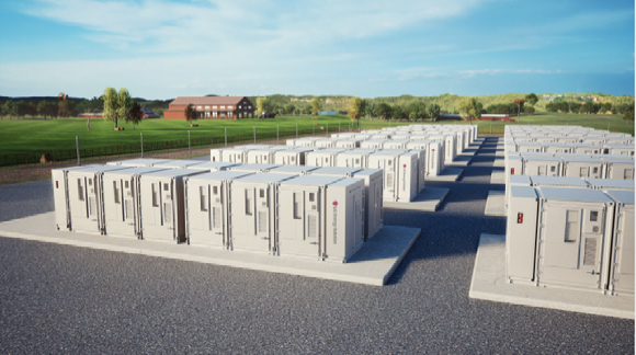 LG에너지솔루션 전력망용 ESS 배터리 컨테이너 제품. [사진=LG에너지솔루션]