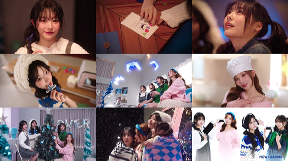 QWER '행복해져라' 캐롤 버전 뮤직비디오 [사진=타마고 프로덕션]