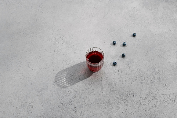 핀에어의 블루베리 주스 [사진=핀에어]