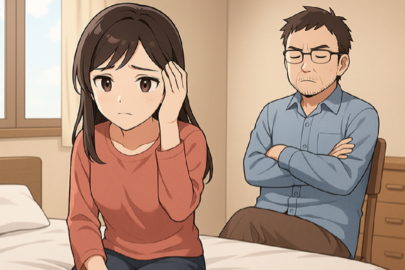 건강검진을 거부하는 아버지 때문에 골머리를 앓고 있는 한 누리꾼의 사연이 알려졌다. 사진은 AI로 생성한 이미지. [사진=챗GPT]