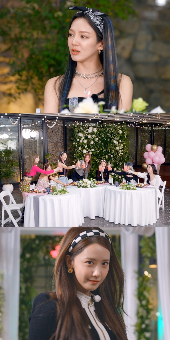 '소시탐탐'에서 소녀시대가 15주년 파티를 열고 있다. [사진=JTBC]