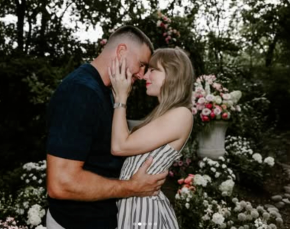 테일러 스위프트, 트래비스 켈시 이미지 [사진=테일러 스위프트 SNS]