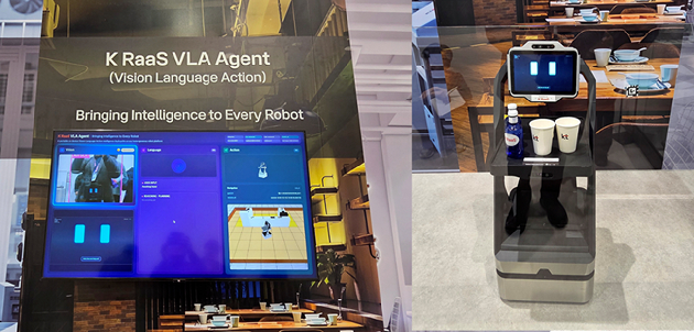 KT의 피지컬 AI 관련 전시. [사진=정구민]