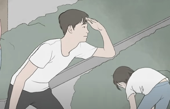 참이가 둘째아이 어깨에 앉아 있다. [사진=MBN '특종세상']