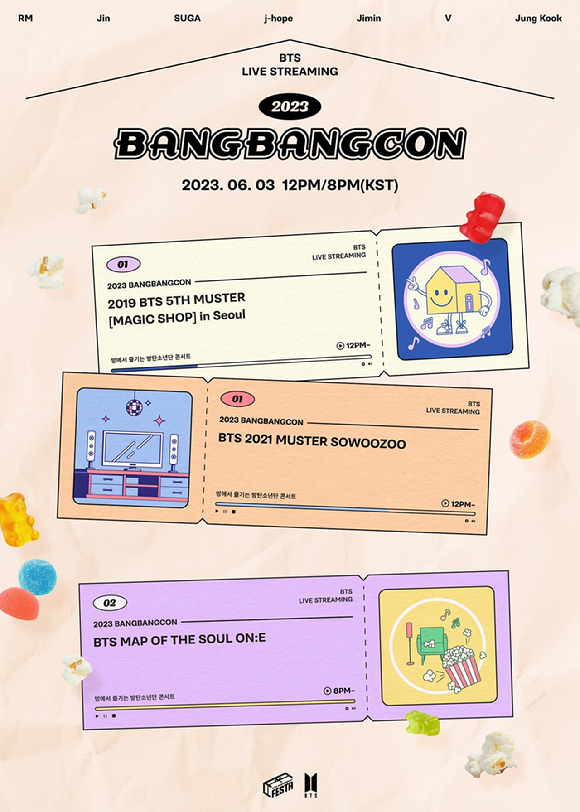 방탄소년단 데뷔 10주년 FESTA_방방콘 23 포스터 [사진=빅히트엔터테인먼트]
