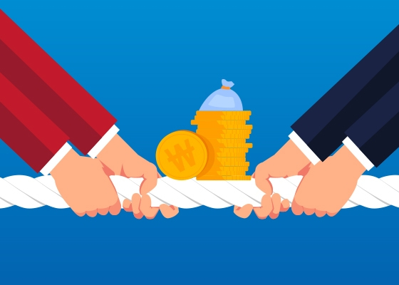 플랫폼 사업자와 전문직과의 갈등 중재를 위해 정부가 직접 나섰다. 사진은 갈등 관련 이미지. [사진=조은수 기자]