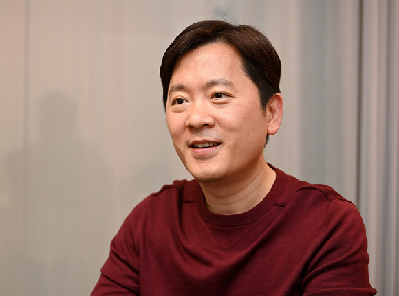 고석태 제논 대표가 11일 서울 강남구 사무실에서 아이뉴스24와 인터뷰를 하고 있다. [사진=곽영래 기자]