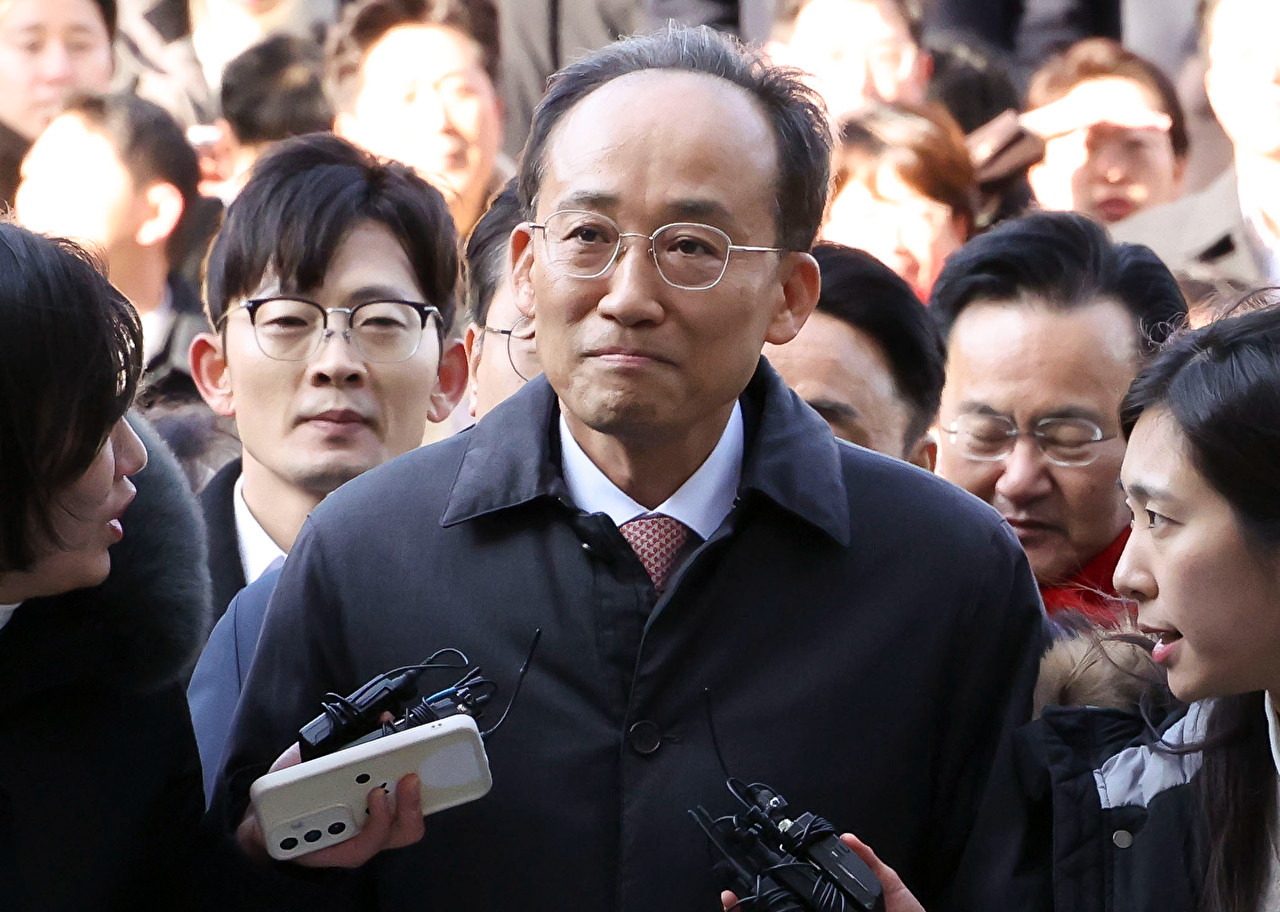 국민의힘 추경호 의원이 2일 서울 서초구 서울중앙지방법원에서 열린 구속 전 피의자 심문(영장실질심사)에 출석하고 있다. [사진=연합뉴스]