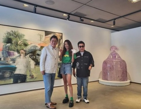김용건 이소연 임하룡 [사진=이소연 SNS]