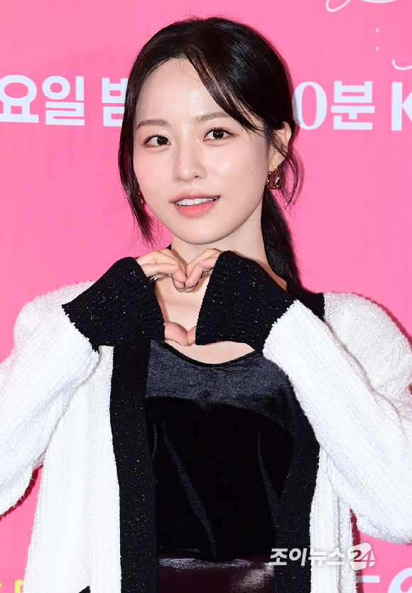 배우 배윤경이 11일 오후 서울 영등포동 CGV영등포에서 열린 2025 KBS 2TV 단막 프로젝트 '러브 : 트랙' 제작발표회에 참석하고 있다. [사진=정소희 기자]