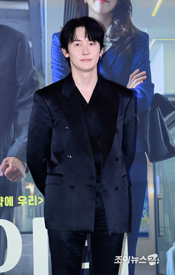 배우 김준한이 4일 오후 서울 CGV 용산아이파크몰에서 열린 영화 '인턴'(감독 김도영) 언론시사회에 참석하고 있다. [사진=정소희 기자]