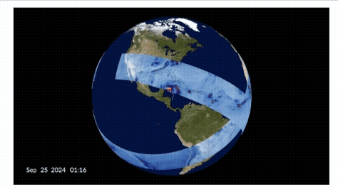 2024년 발생한 허리케인 헬렌은 플로리다, 캐롤라이나 지역에 큰 피해를 줬다. [사진=NASA]