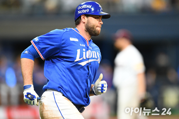 삼성 라이온즈에서 3시즌 활약하고 MLB 재진출에 성공한 다린 러프가 소속팀 뉴욕 메츠에서 방출됐다. [사진=아이뉴스24 포토 DB]