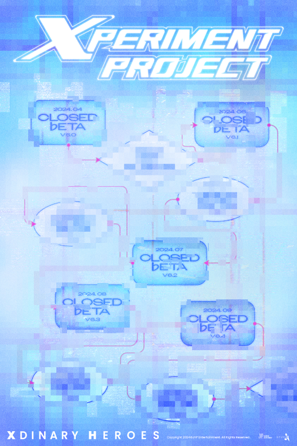 엑스디너리 히어로즈 2024 프로젝트 공지 이미지 [사진=JYP엔터테인먼트]