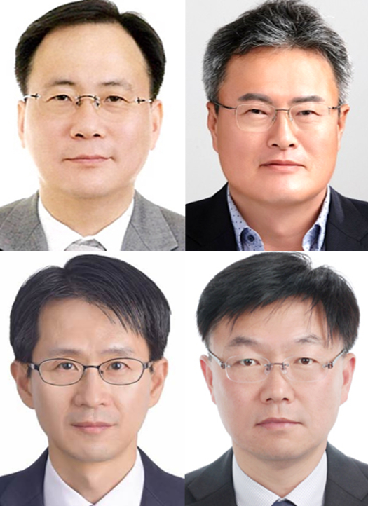 왼쪽부터 시계방향으로 문화체육관광부 제1차관 김영수(현 문체부 국립중앙박물관 행정운영단장), 제2차관 김대현(전 문화체육관광부 종무실장), 통계청장 안형준(현 통계청 차장), 조달청장 백승보(현 조달청 차장) [사진=대통령실]
