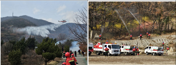 산불 예방 훈련 [사진=인천시]