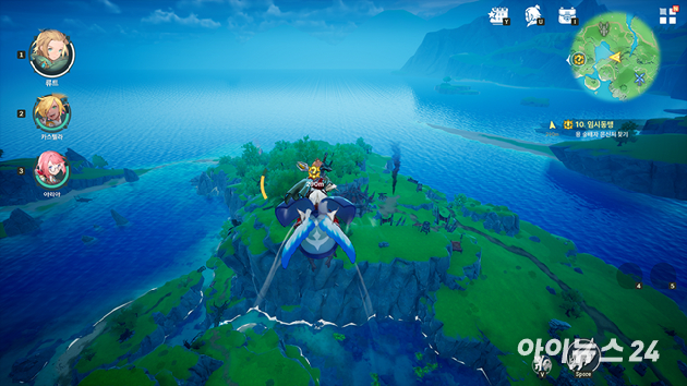 웹젠 '드래곤소드' 게임 화면 스크린샷. [사진=박정민 기자]