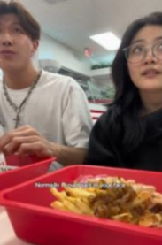 김아린 씨가 미국의 한 햄버거 가게에서 한 남성으로부터 인종차별적인 발언을 들었던 당시 영상. [사진=뉴욕포스트 캡처]