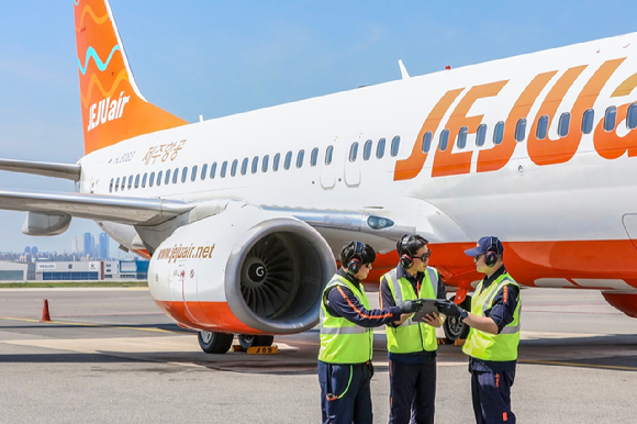 제주항공은 올해 1~11월 정비 지연율이 0.52%로 집계됐다고 15일 밝혔다. [사진=제주항공]