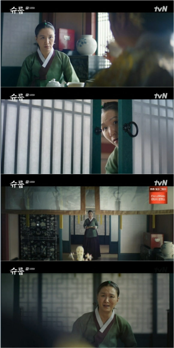 tvN '슈룹' 이정은의 활약이 돋보인다.  [사진=tvN]