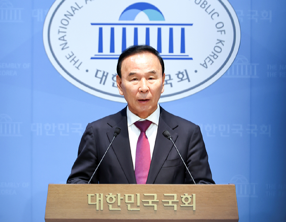 국민의힘 조배숙 의원이 8일 국회 소통관에서 22대 국회 후반기 국회부의장 출마 기자회견을 하고 있다. 2026.5.8 [사진=연합뉴스]