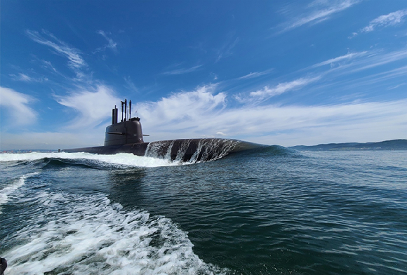 한화 KSS-III 잠수함. [사진=한화]