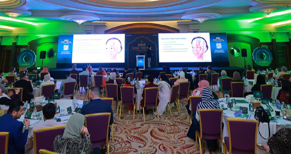 사우디에서 진행된 NMC MENA에서 강연 현장. 2025.11.28 [사진=대웅제약 제공]