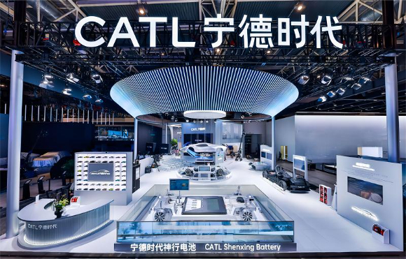 중국 CATL의 슈퍼테크데이 행사장. [사진=CATL 웨이보]