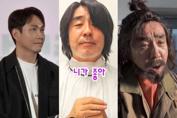 오정세가 '와일드 씽' 최성곤 패러디에 나선 류승룡에게 고마운 마음을 전했다. [사진=롯데엔터테인먼트, 류승룡 SNS]