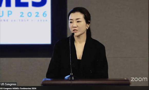 조현민 한진 사장 미국 ICSB 기조연설 [사진=한진]