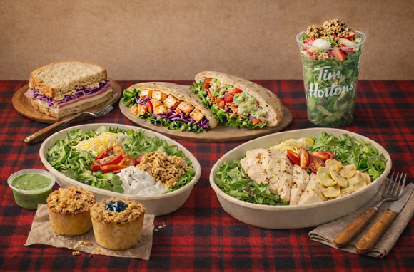 팀홀튼이 샌드위치, 샐러드, 스콘 등 푸드 신제품 8종을 출시했다. [사진=팀홀튼]