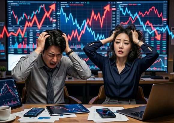 고민하는 투자자 이미지 [사진=제미나이 AI 생성 이미지]