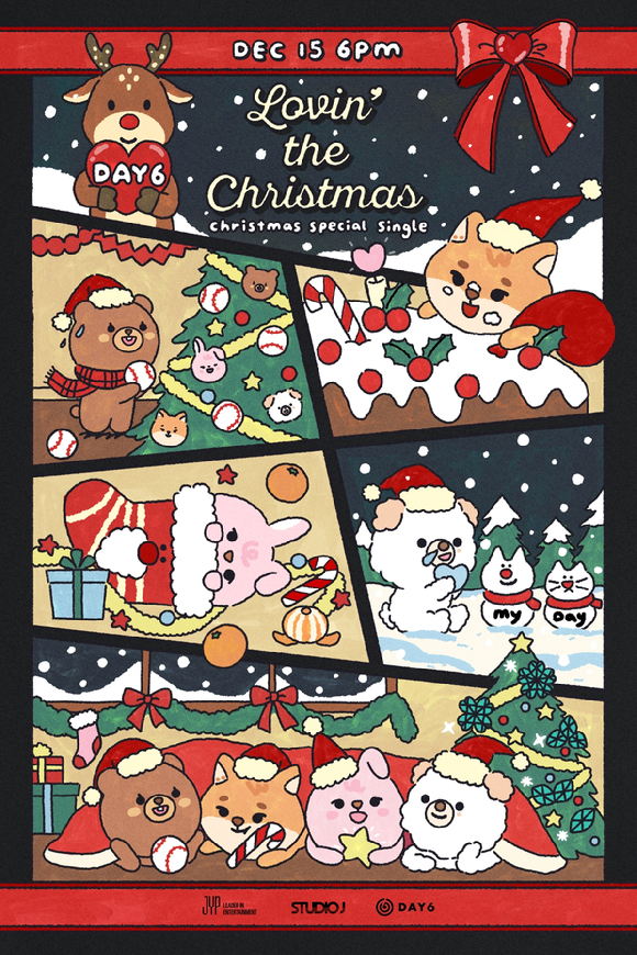 DAY6 크리스마스 스페셜 싱글 포스터 [사진=JYP엔터테인먼트]
