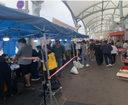 지난 추석 명절을 앞두고 온누리상품권 지급 행사가 열리고 있다. [사진=인천시]