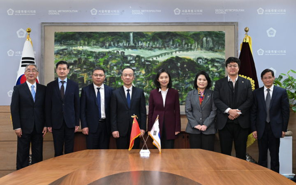 최호정 서울시의회 의장, 상하이 인대 대표단 접견 - 뉴스 썸네일 이미지