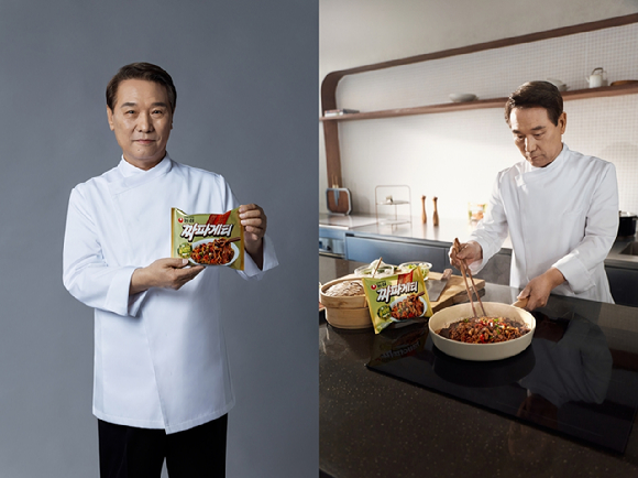 농심이 짜파게티 모델로 후덕죽 셰프를 발탁했다. [사진=농심]