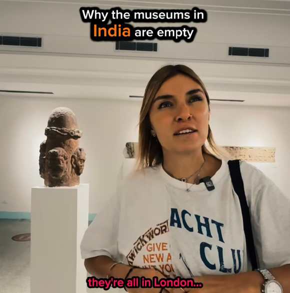 영국의 한 여행 블로거가 "인도 박물관에 왜 유물이 없냐"고 묻자 인도인으로 추정되는 친구가 "런던에 다 있다"고 일침을 날렸다. 사진은 인도인으로 추정되는 인물. [사진=인스타그램 @alexwandersyt]