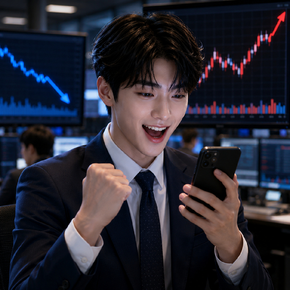 삼성전자가 하루 만에 다시 30만원선을 내주며 약세를 보인 반면, SK하이닉스는 장중 큰 변동성 속에서도 상승 마감하며 엇갈린 흐름을 보였다. 사진은 AI 생성 이미지로, 본 기사 내용과 무관. [사진=챗GPT]