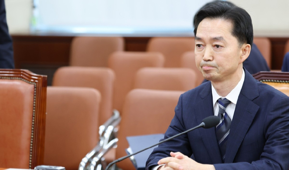 김지용 초대 중대범죄수사청장 후보자가 14일 국회 행정안전위원회에서 열린 인사청문회에 출석해 있다. 2026.10.14 [사진=연합뉴스]