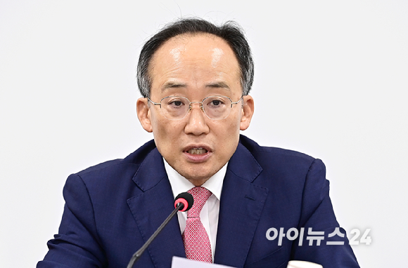 추경호 국민의힘 원내대표가 지난 5일 오전 서울 여의도 국민의힘 중앙당사에서 열린 최고위원회의에서 발언하고 있다. [사진=곽영래 기자]