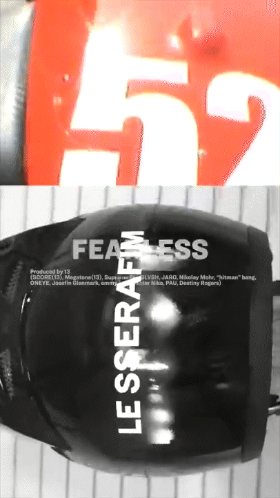 르세라핌(LE SSERAFIM)의 데뷔 앨범 'FEARLESS' 하이라이트 메들리가 공개돼 화제를 모으고 있다. [사진=르세라핌 'FEARLESS' 하이라이트 메들리 영상 캡쳐]
