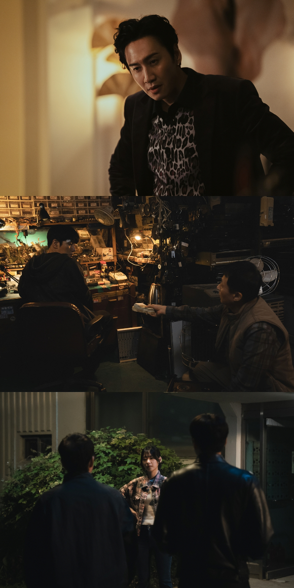 배우 지창욱, 도경수가 디즈니+ '조각도시'에서 열연하고 있다. [사진=월트디즈니 컴퍼니 코리아]