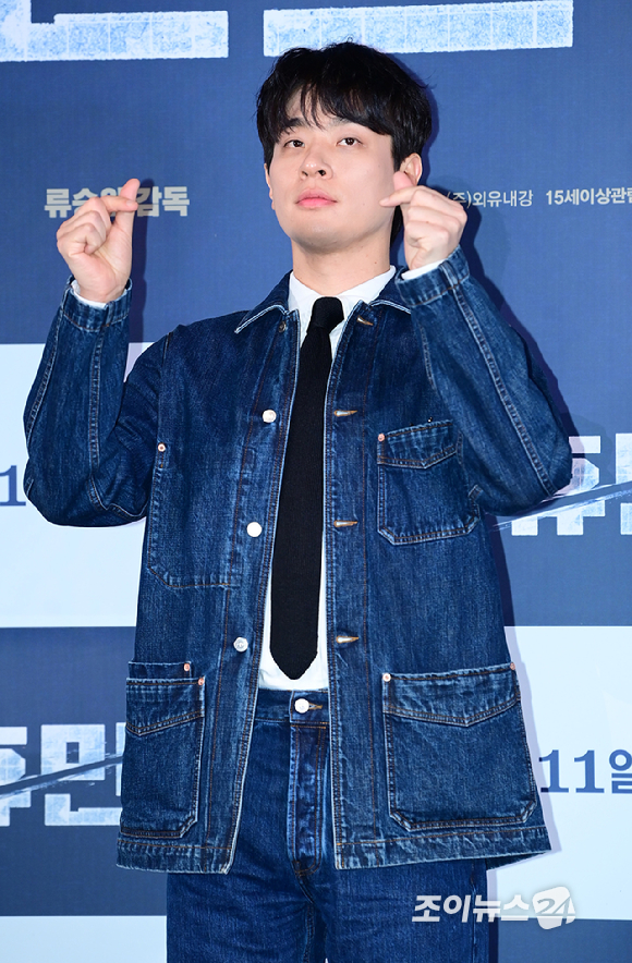 배우 박정민이 4일 오후 서울 CGV 용산아이파크몰에서 열린 영화 '휴민트'(감독 류승완) 언론시사회에 참석하고 있다. [사진=정소희 기자]