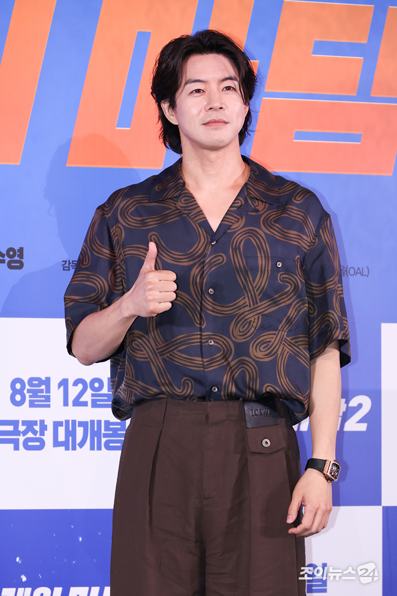 배우 이상윤이 27일 오후 서울 용산구 CGV 용산아이파크몰점에서 진행된 영화 '오케이 마담2'(감독 이철하) 언론시사회에 참석해 포즈를 취하고 있다. [사진=문수지 기자]