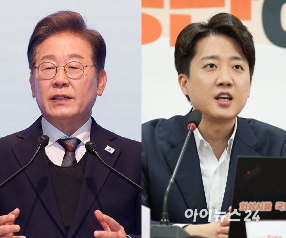 (왼쪽부터) 이재명 더불어민주당 대선 후보, 이준석 개혁신당 대선 후보 [사진=아이뉴스24 DB]