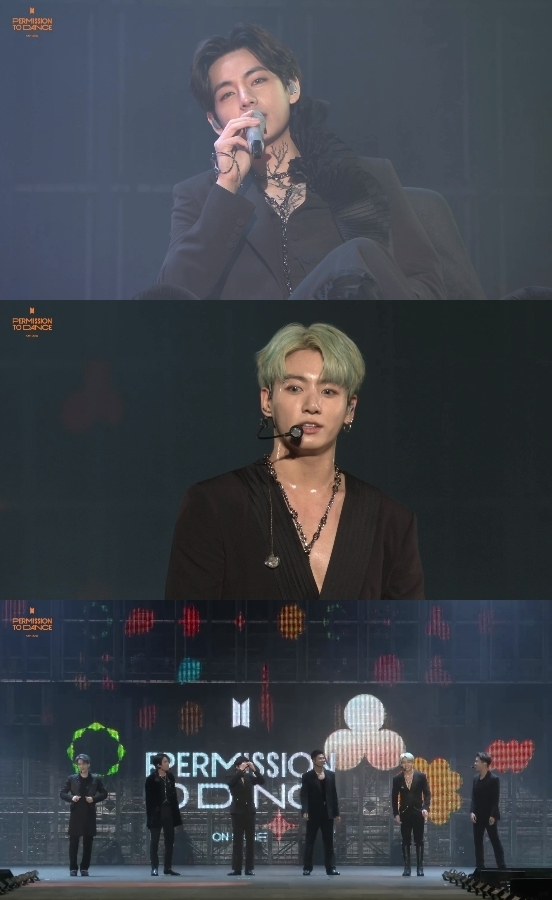 방탄소년단 온라인 콘서트 'BTS PERMISSION TO DANCE ON STAGE' 무대 영상 [사진=빅히트뮤직]
