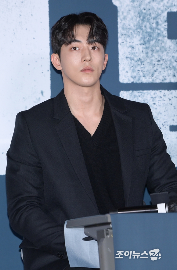 배우 남주혁이 12일 오후 서울 용산구 CGV 용산아이파크몰에서 열린 영화 '리멤버' (감독 이일형) 언론시사회에 참석하고 있다. [사진=정소희 기자]