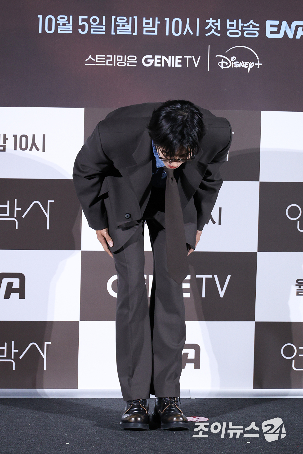 배우 추영우가 2일 오후 서울 용산구 CGV아이파크몰점에서 진행된 ENA 새 월화드라마 '연애박사' 제작발표회에 참석하고 있다. [사진=문수지 기자]