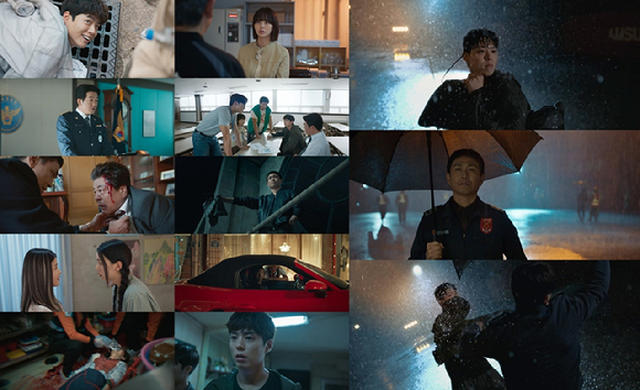 '굿보이' 오정세에게 카운터펀치를 맞은 박보검이 분노의 핵주먹을 날렸다. [사진=JTBC 방송화면 캡처]