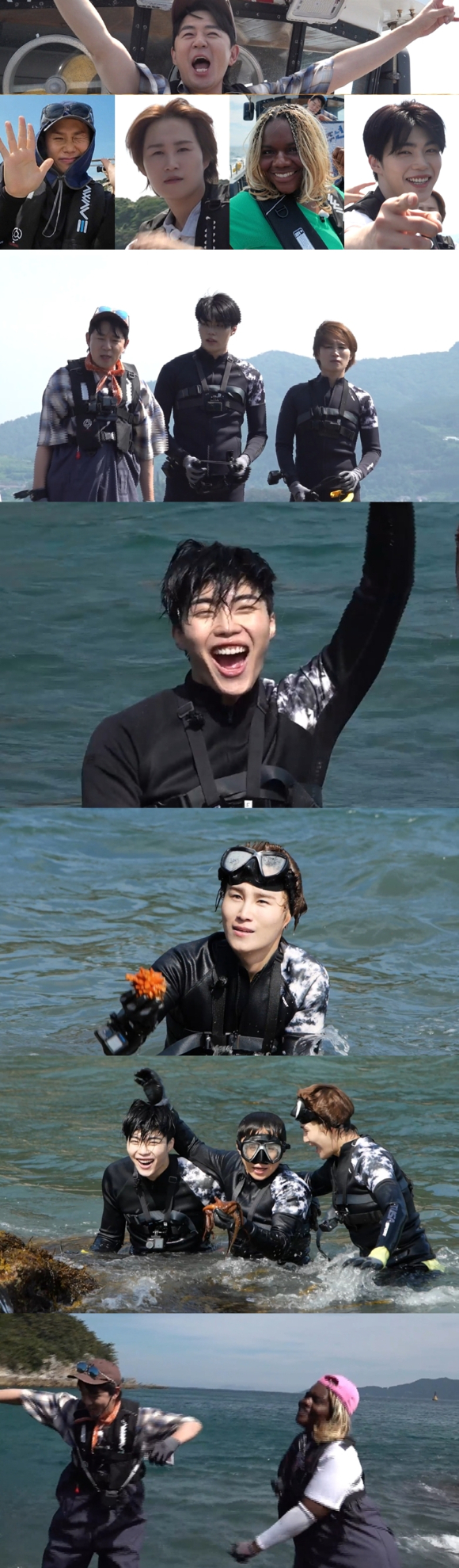 '푹 쉬면 다행이야' 연예계 소문난 흥부자 양세형, 김희재, 파트리샤, 제로베이스원 박건욱이 어흥파이브를 결성한다. [사진=MBC]